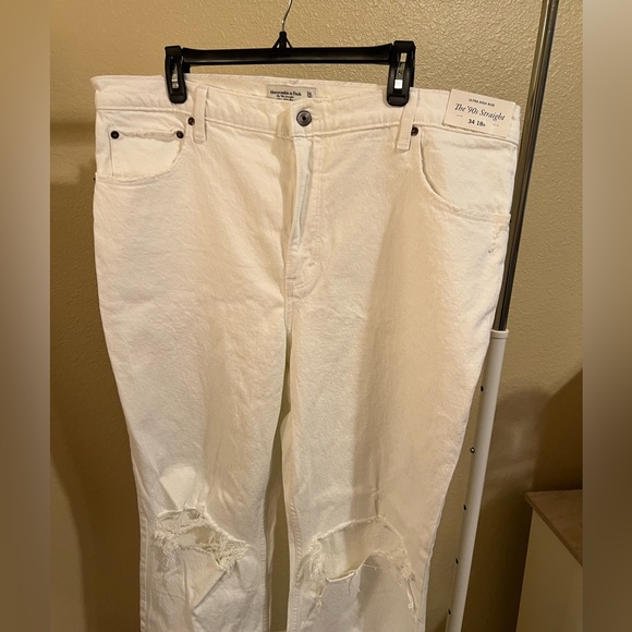 NWT 90s HIGH RISE ABERCROMBIE JEANS - Picture 4 of 4